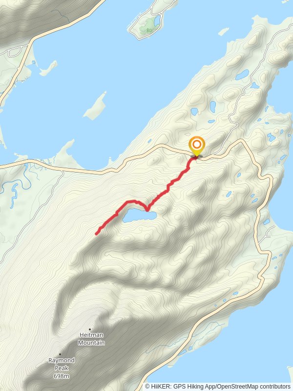 Heitman Mountain Trail Out and Back
