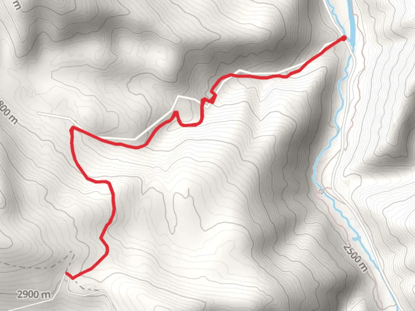 An image depicting the trail Mckenzie Gulch Trail and its surrounding area.