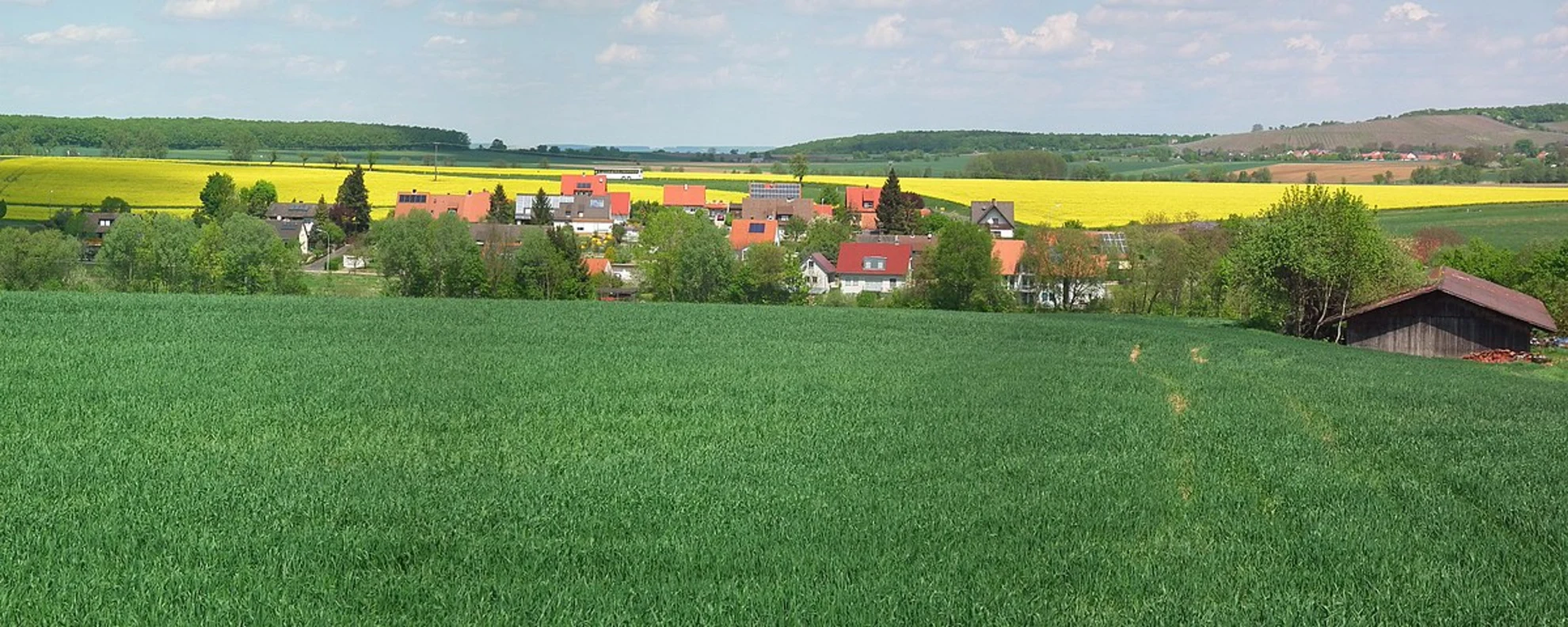 An image depicting the trail Clubhaus Spvgg 1939 Bimbach Loop and its surrounding area.