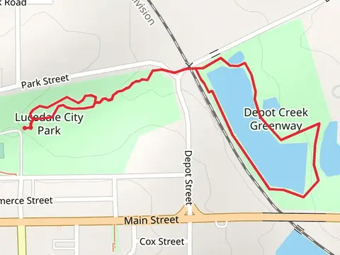 Lucedale City Park and Depot Creek Greenway Loop