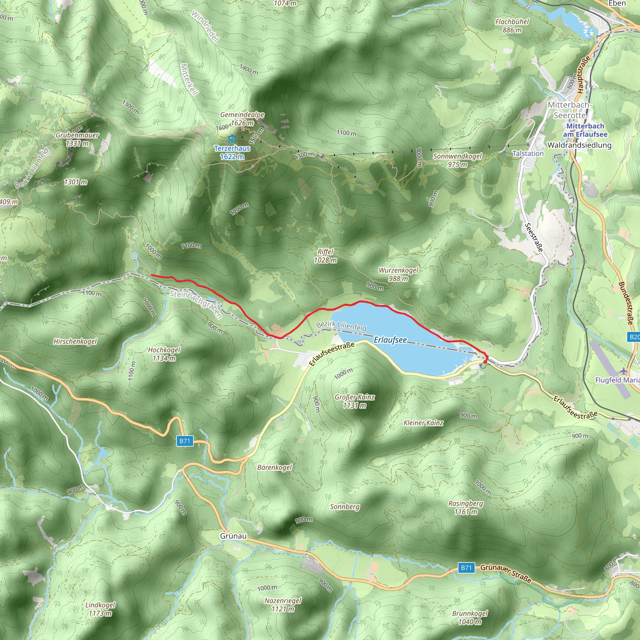 Erlaufursprung mobile static map