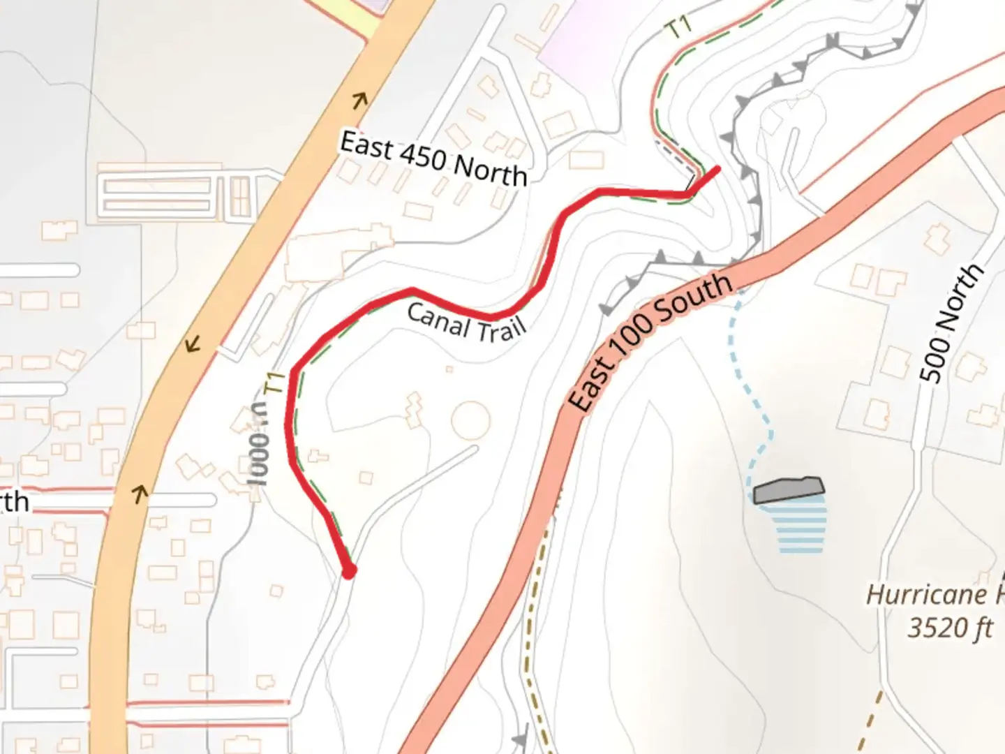 An image depicting the trail Bowery Trail and its surrounding area.