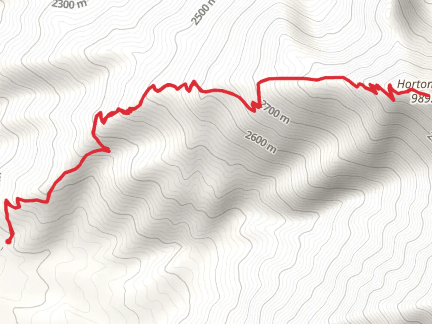 An image depicting the trail Horton Peak Trail and its surrounding area.