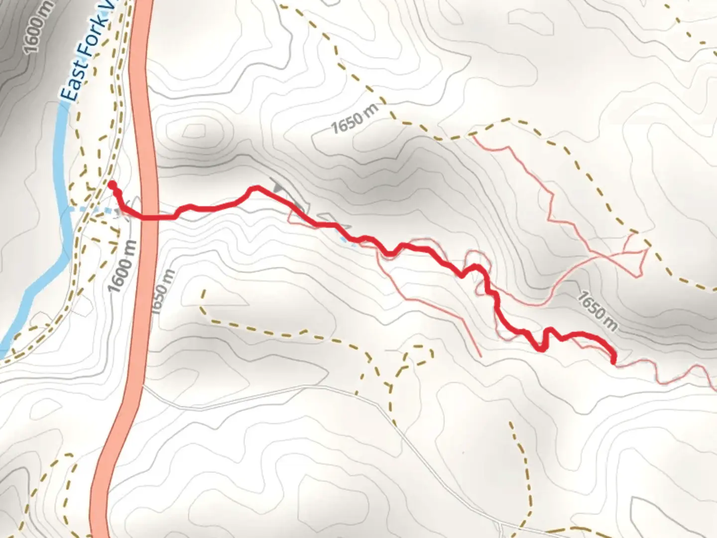An image depicting the trail Belly of the Dragon Trail and its surrounding area.