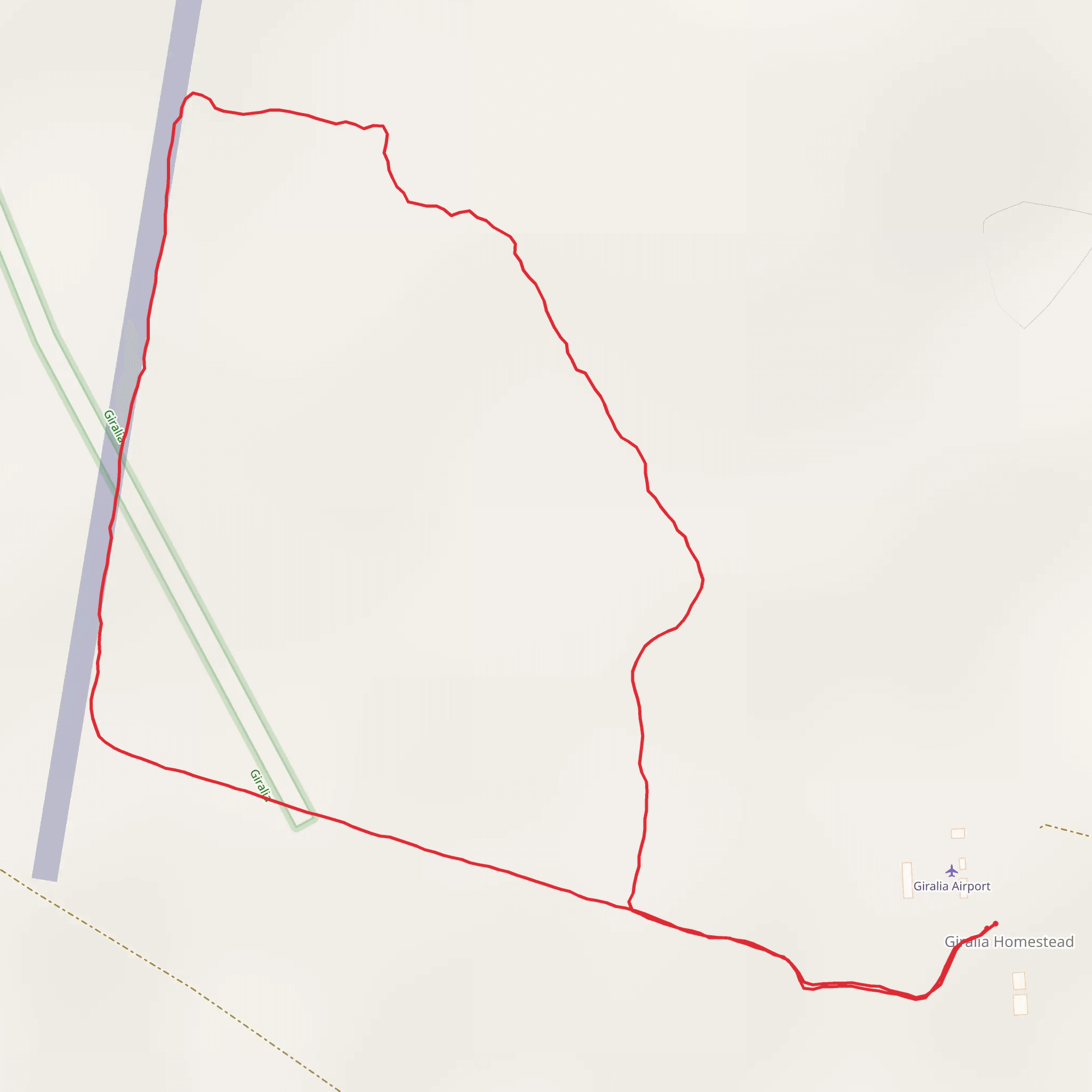 Bird Walk mobile static map