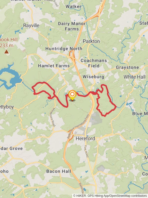 Gunpowder South Trail, Panther Trail and Highland Trail Loop