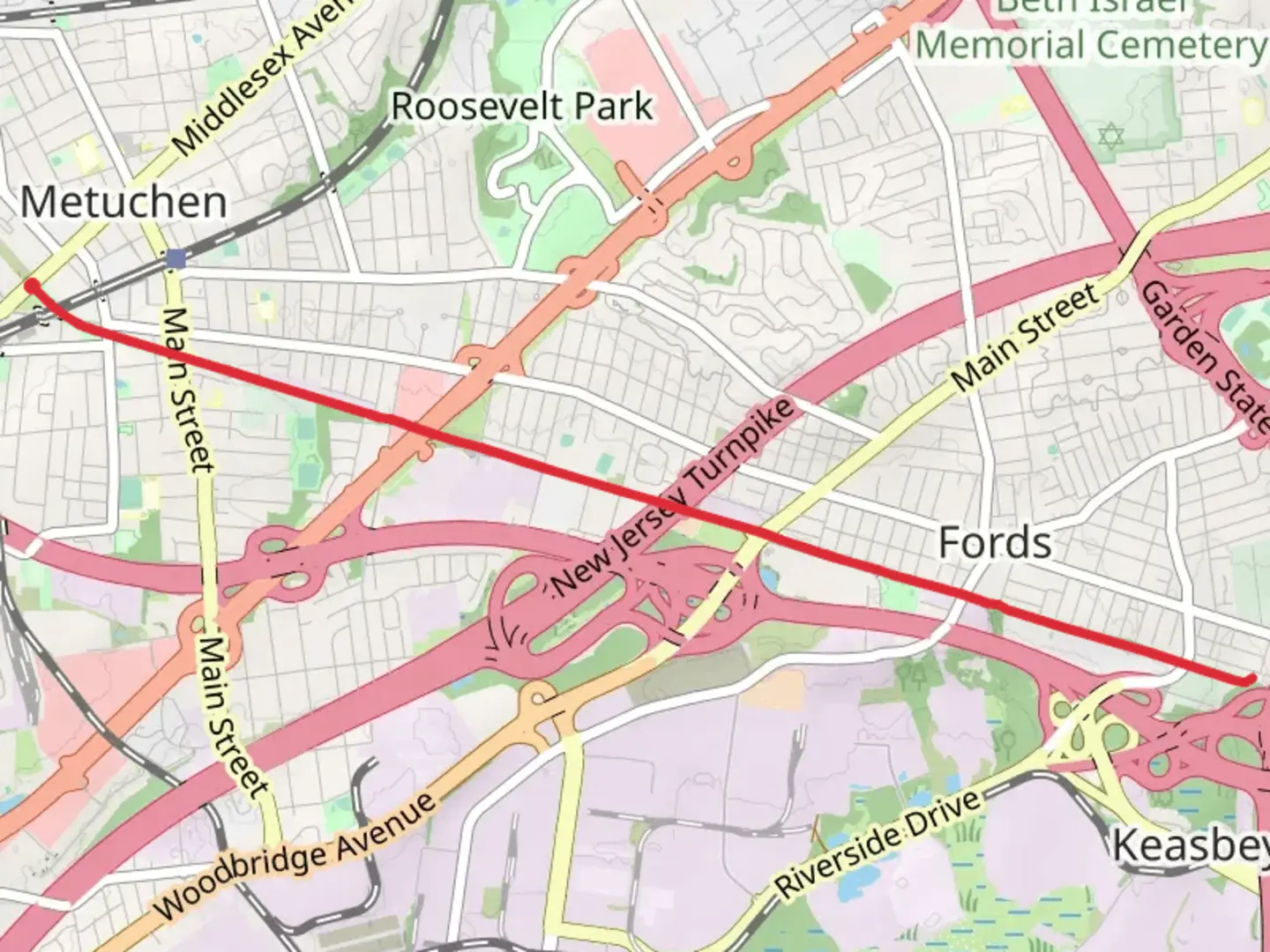 An image depicting the trail Middlesex Greenway Trail and its surrounding area.