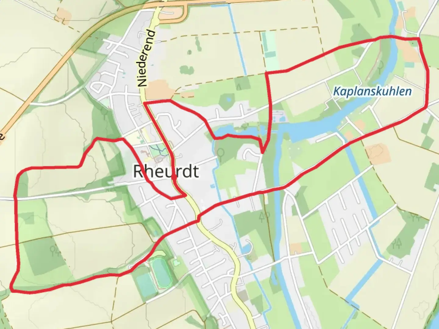 An image depicting the trail Dufhausgraben Loop and its surrounding area.