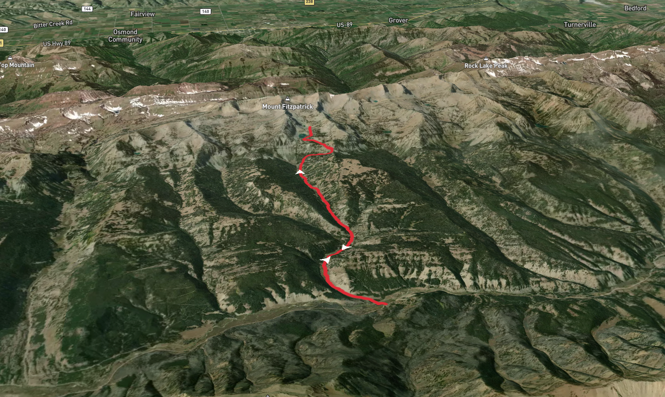 Crow Creek Lakes Trail