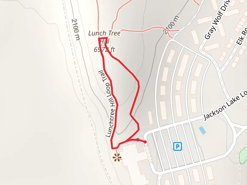 Lunch Tree Hill Trail mobile static map