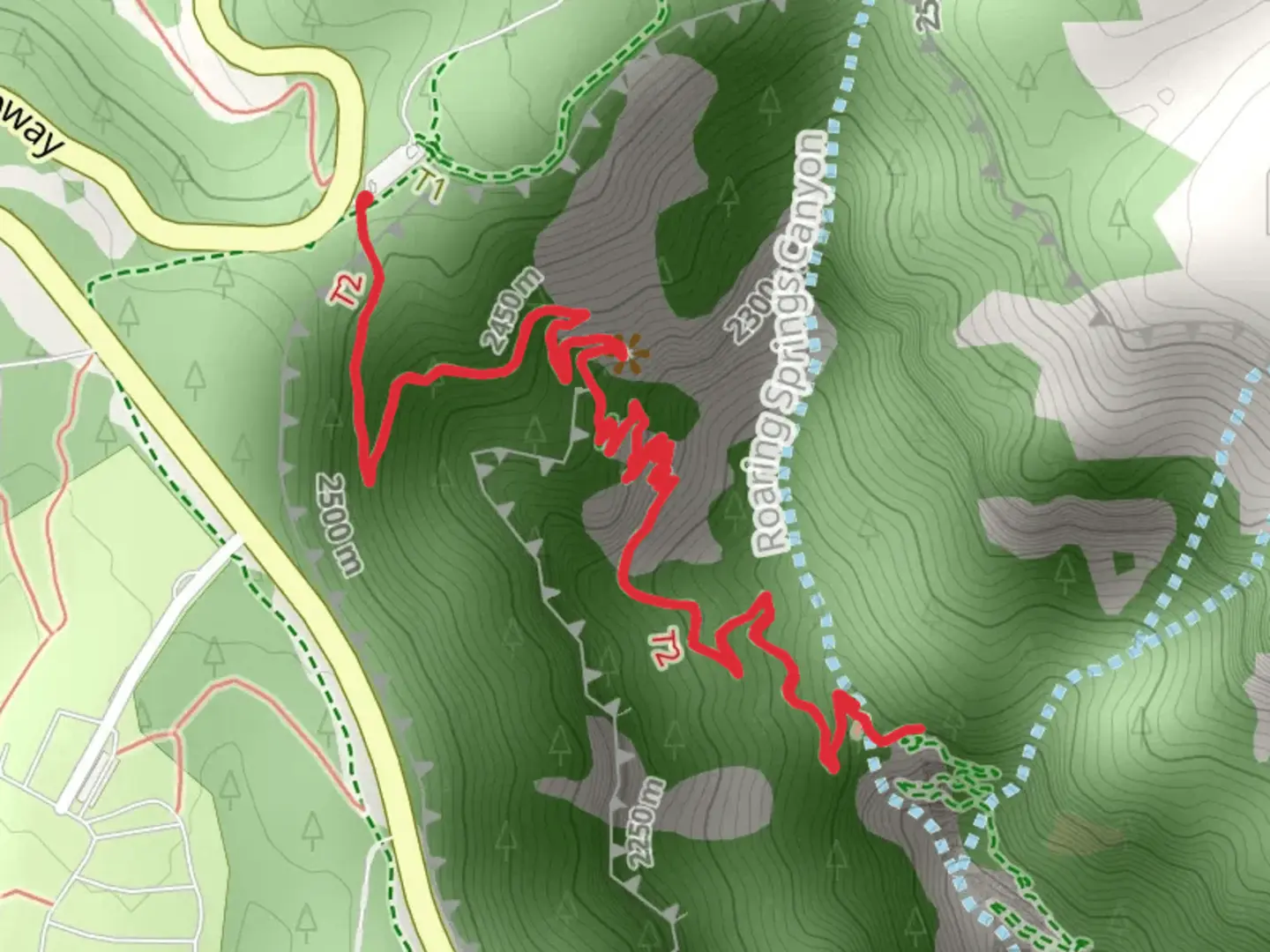 An image depicting the trail North Kaibab Short Trail and its surrounding area.