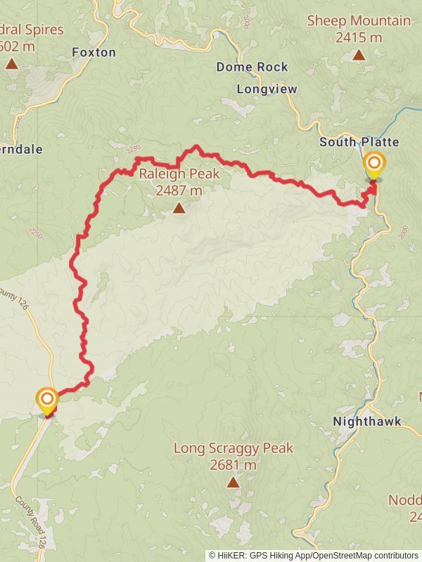 Raleigh Peak - Colorado Trail