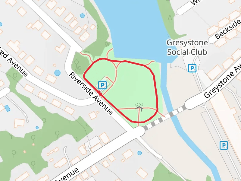 Cricket Field Loop mobile static map