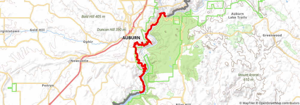 American Discovery Trail South Route stage 385 Map