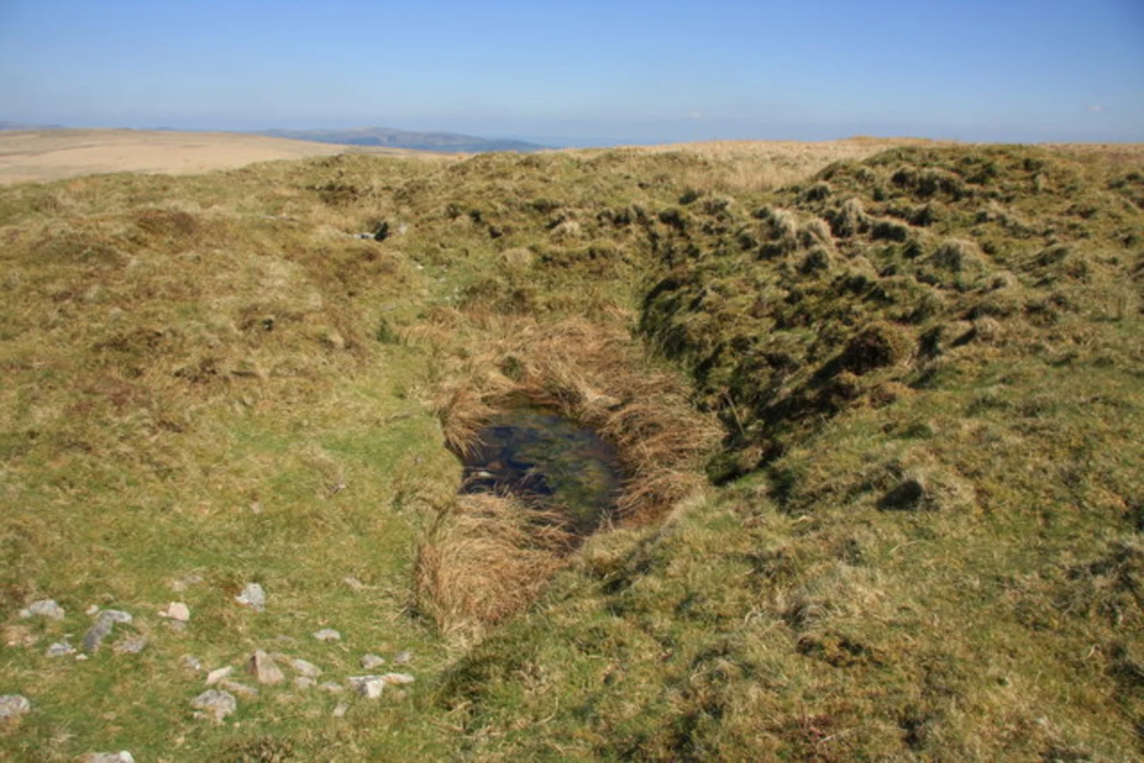 An image depicting the trail White Tor Camp Walk from Two Bridges and its surrounding area.