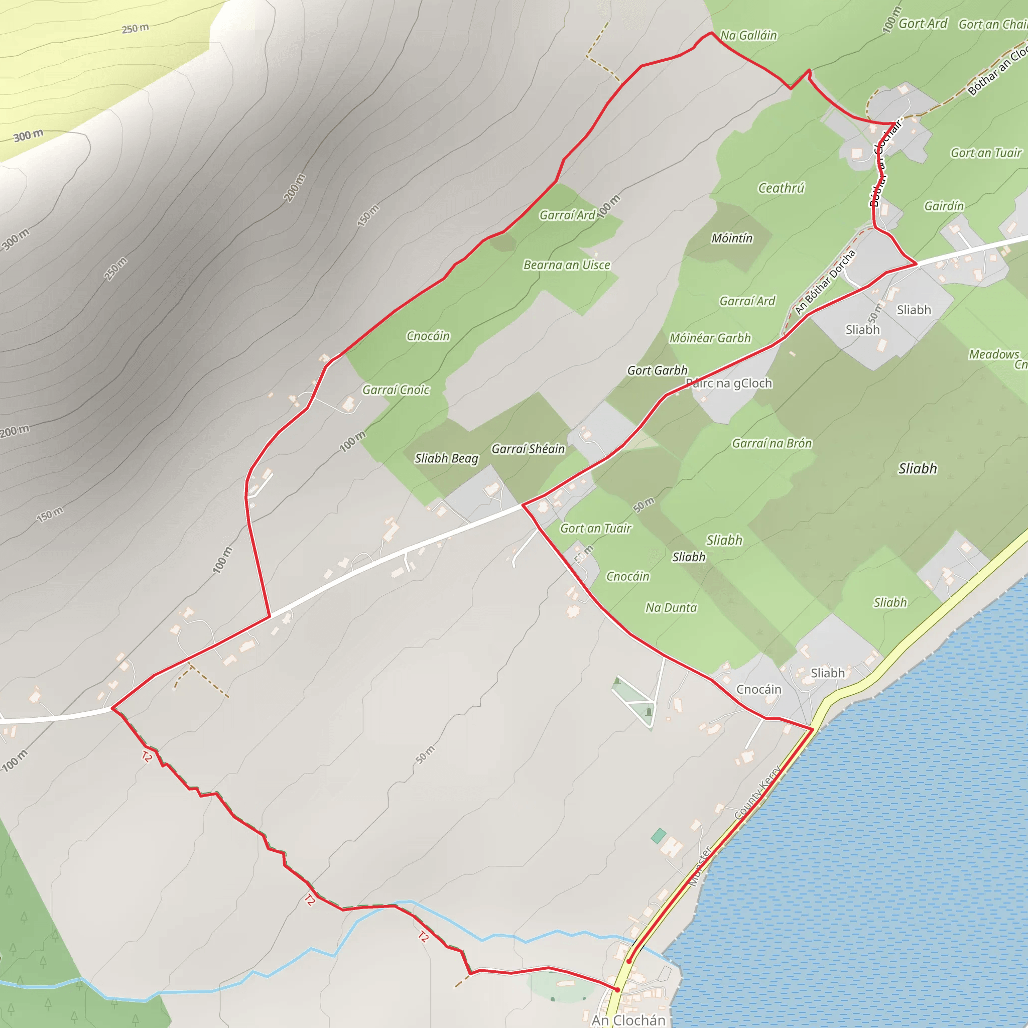 Slí na nGallán mobile static map