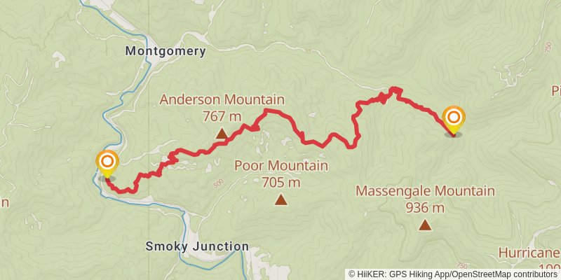 Great Eastern Trail (Incomplete) stage 68 Map