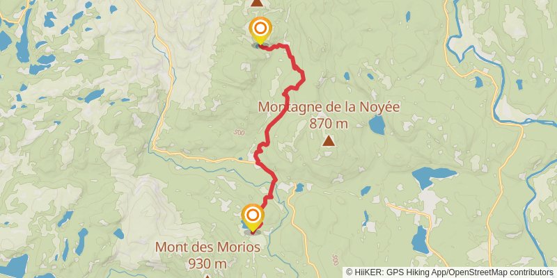 La Traversé de Charlevoix stage 2 Map