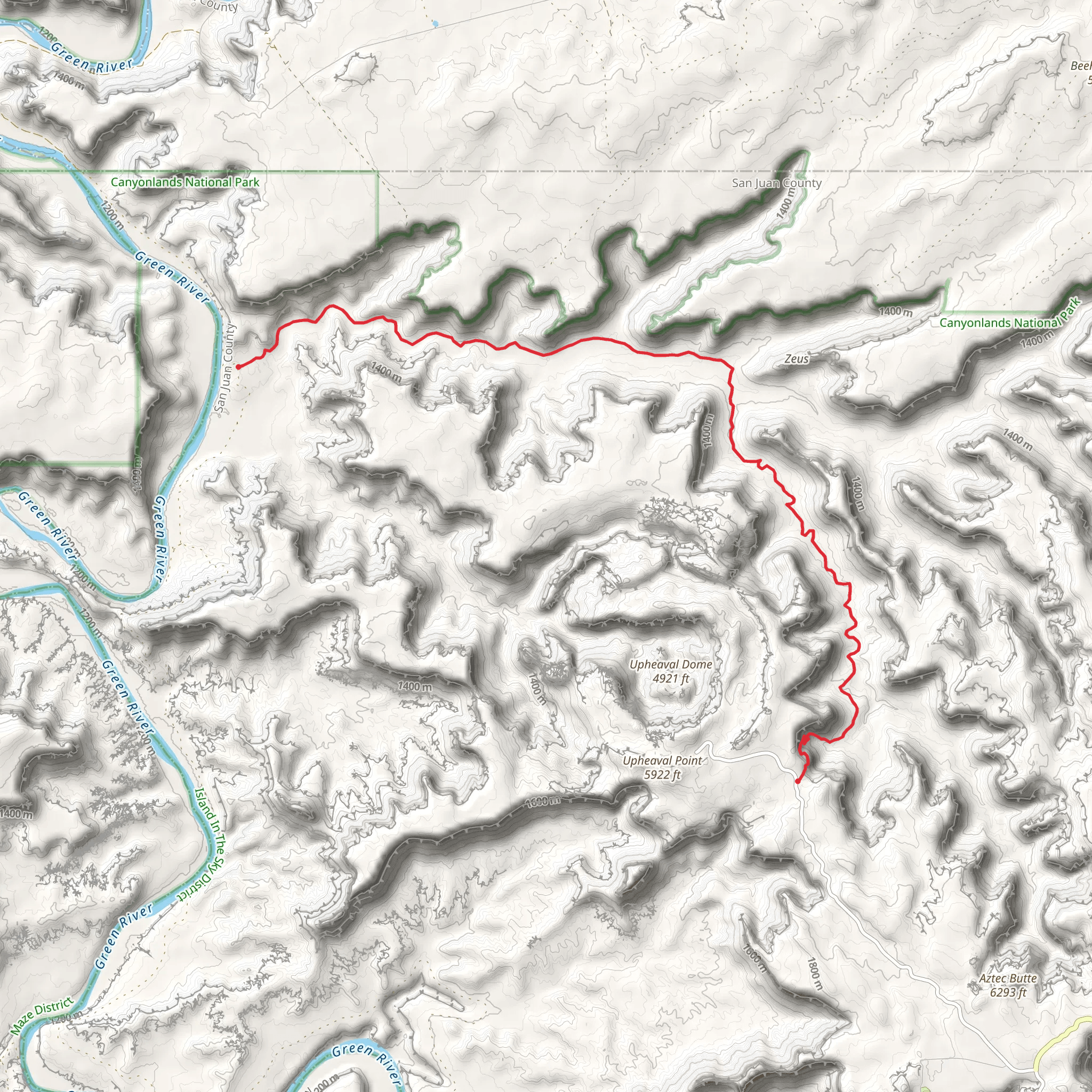 Taylor Canyon Road Trail mobile static map