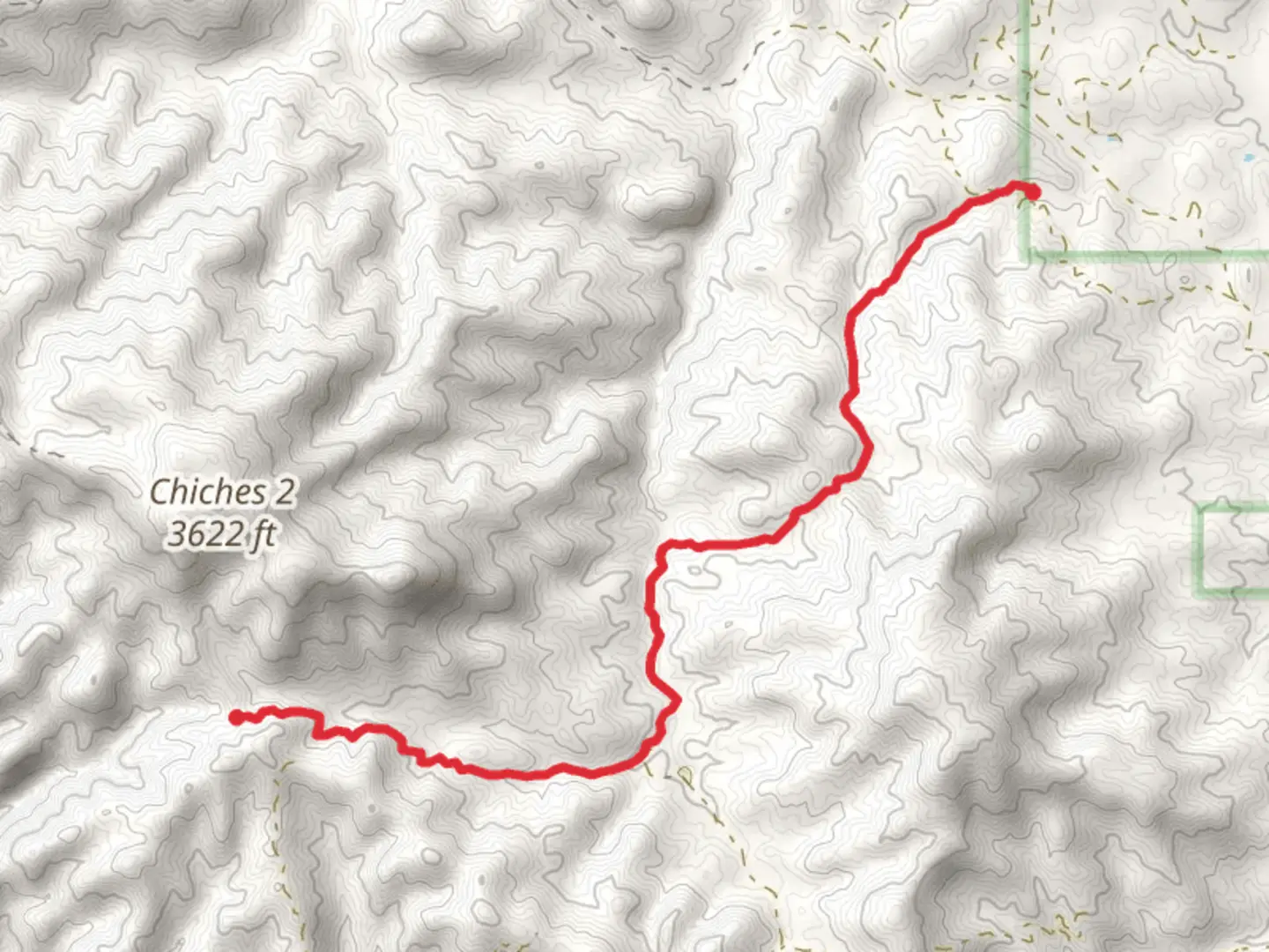 An image depicting the trail Fernandez Trail and its surrounding area.