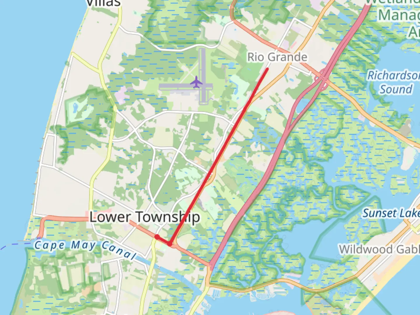 An image depicting the trail Cold Spring Path and its surrounding area.
