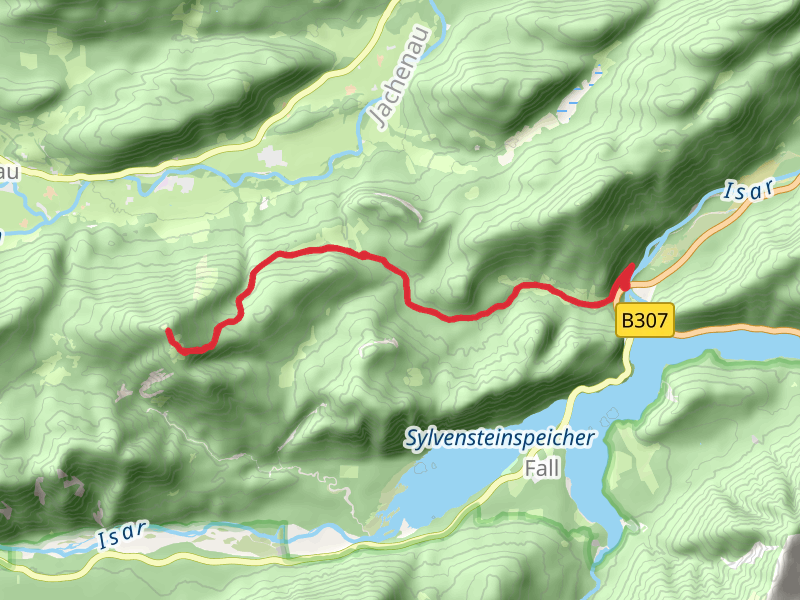 Staffel Hike via Schronbach Wasserfall