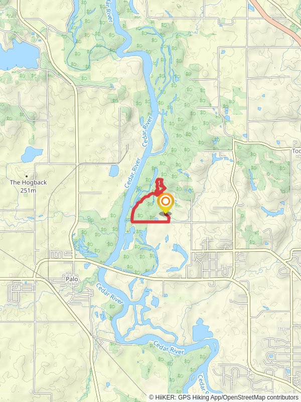 Cedar River Loop Overlook