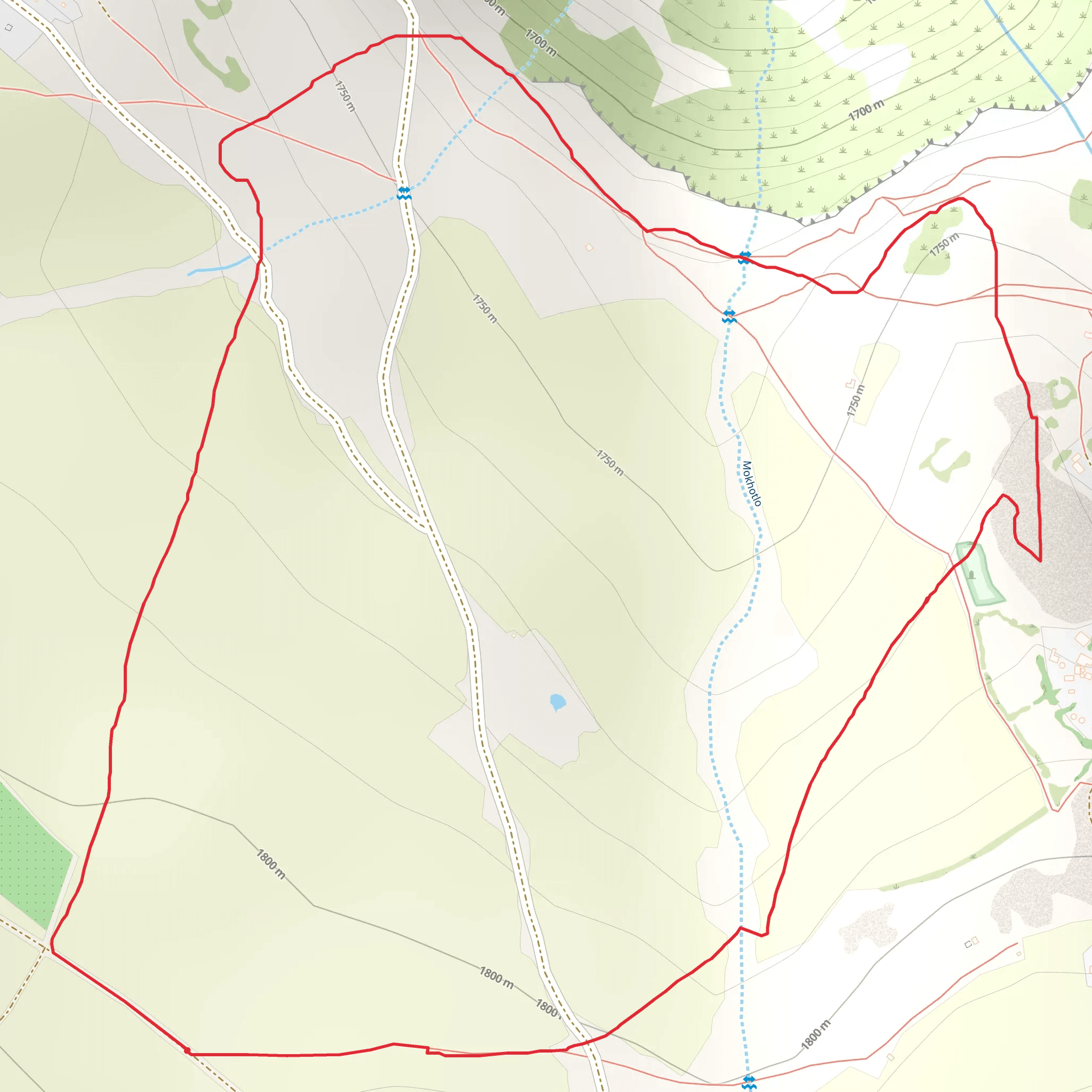 Apple Orchard Trail mobile static map
