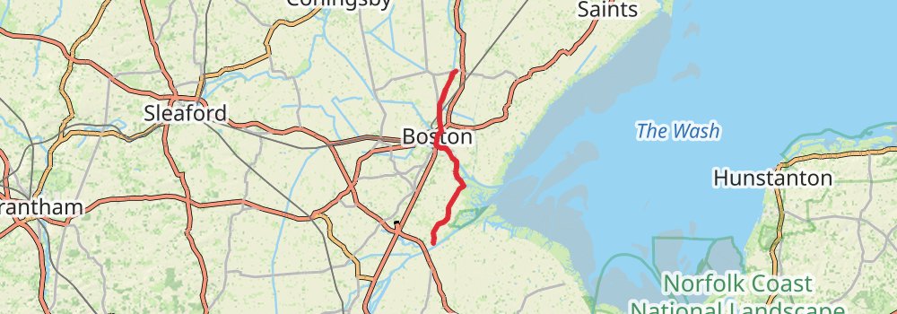 Greenwich Meridian Trail stage 15 Map