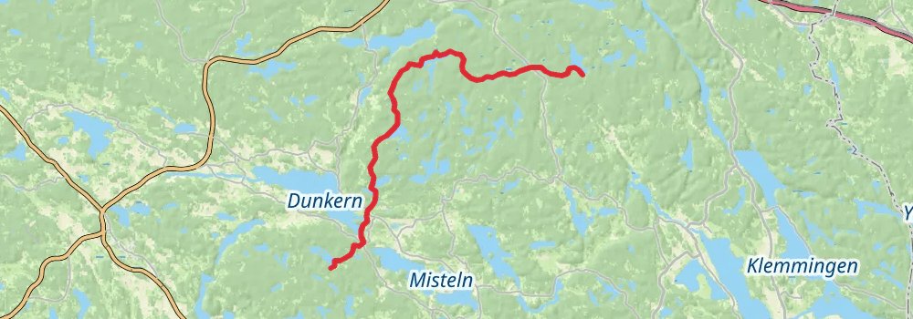 Sörmlandsleden Trail stage 10 Map