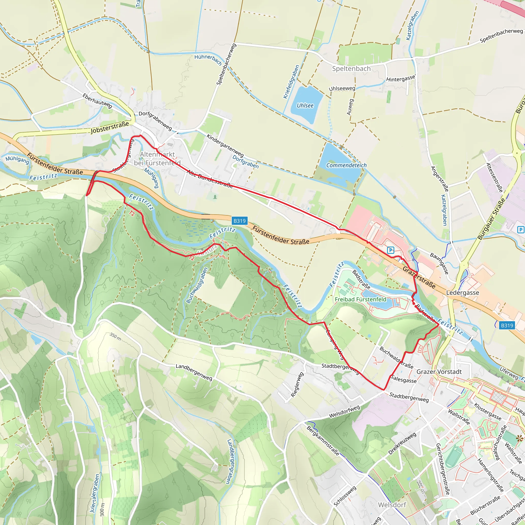 Fürstenfeld - Sagenpfad mit Motorikpark mobile static map