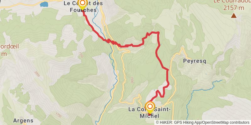 Grande Traversée des Préalpes stage 8 Map