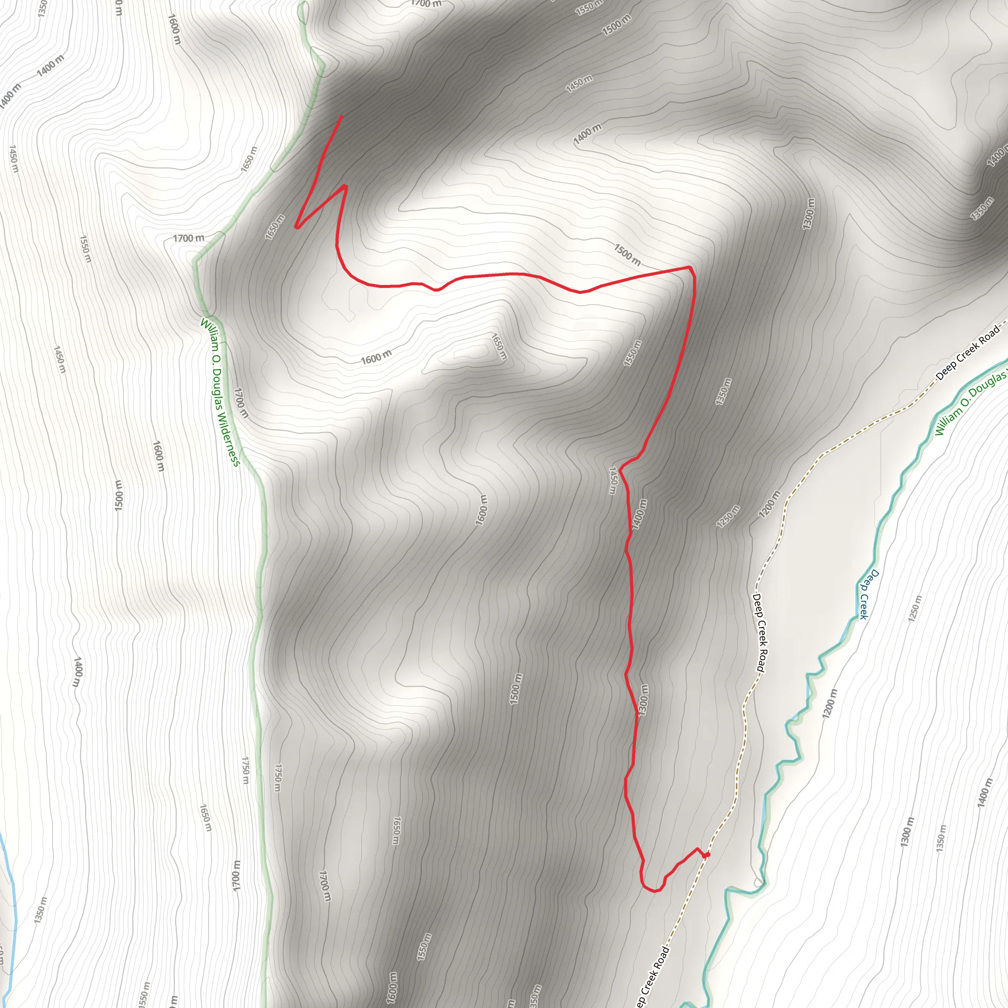 Copper City Trail mobile static map