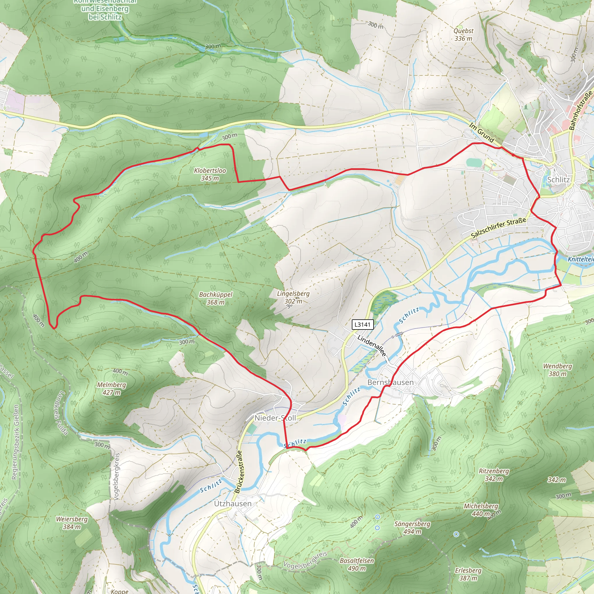 Schlitz West Loop mobile static map