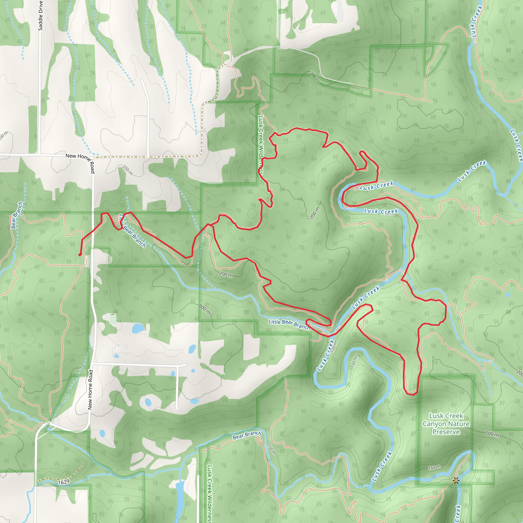 ADT and River to River Loop Trail mobile static map
