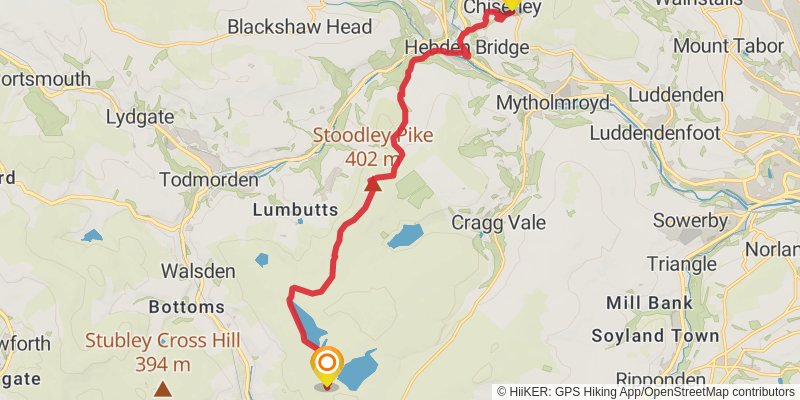 Stanza Stones Trail stage 2 Map