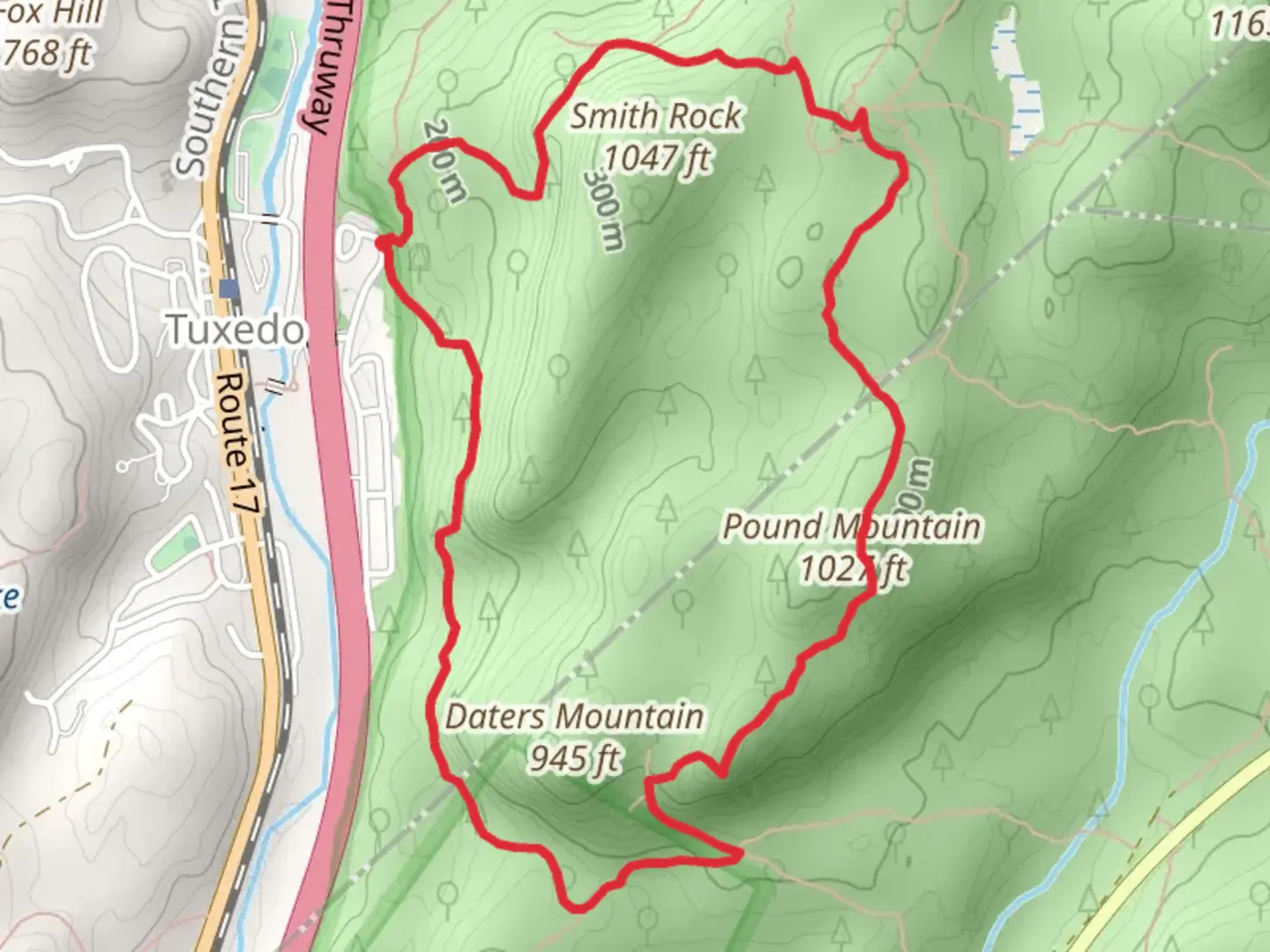 An image depicting the trail Smith Rock, Pound Mountain and Almost Perpendicular Loop via Kakiat Trail and its surrounding area.