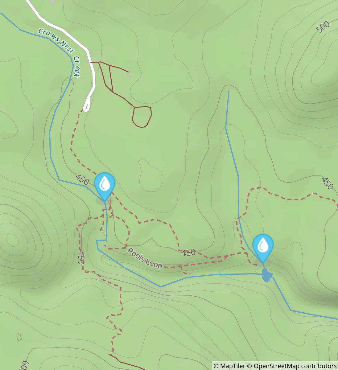 Crows Nest Falls Lookout Track Queensland Food Stops, Shelters,