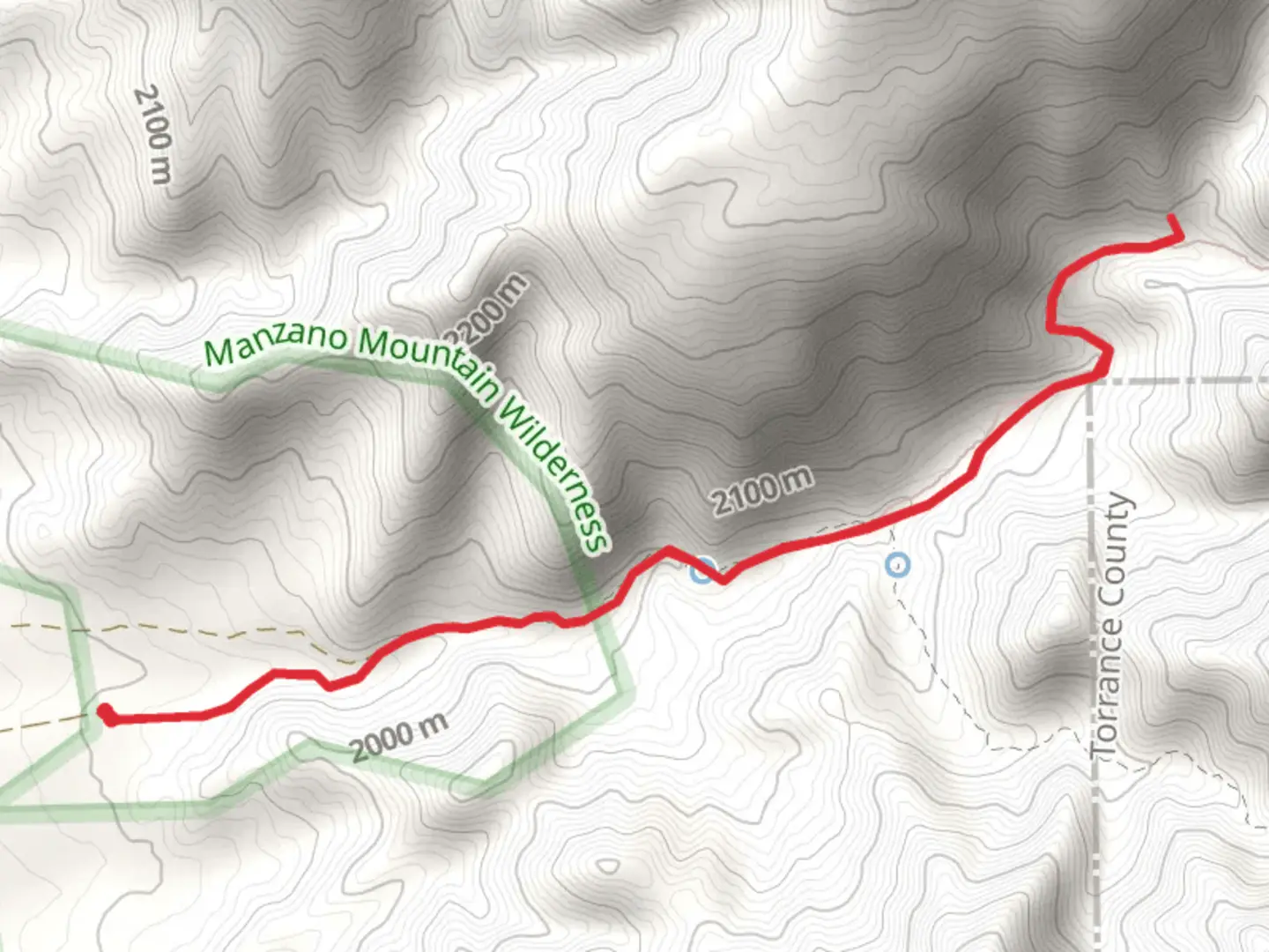 An image depicting the trail Monte Largo Trail and its surrounding area.