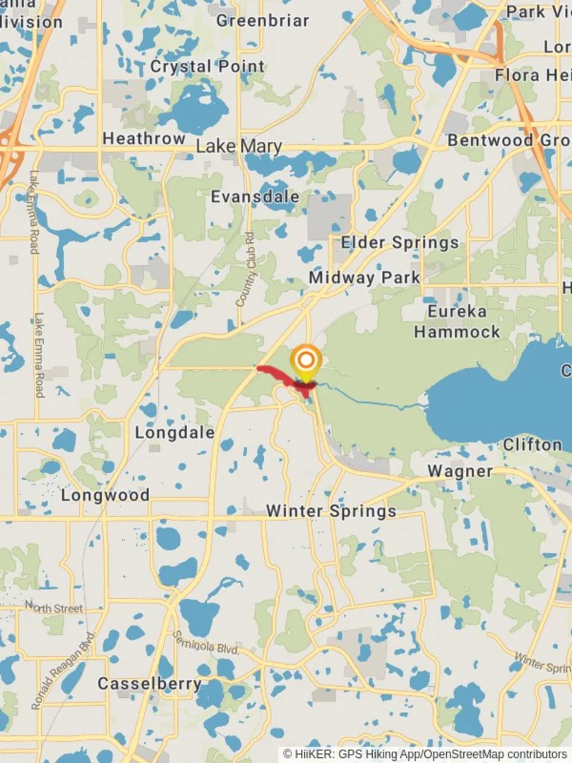 An image depicting the trail Soldier Creek Park Loop Trail and its surrounding area.