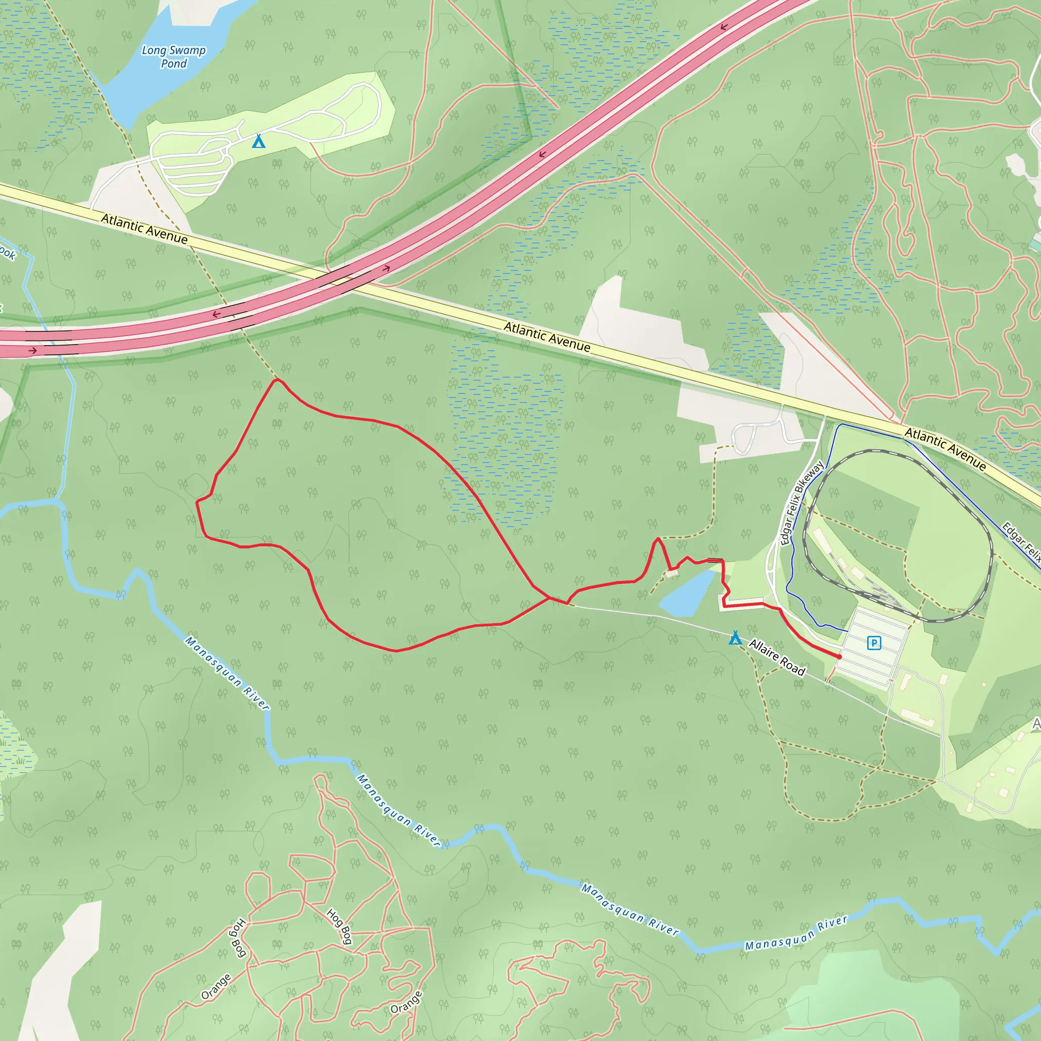 Nature Loop Trail mobile static map