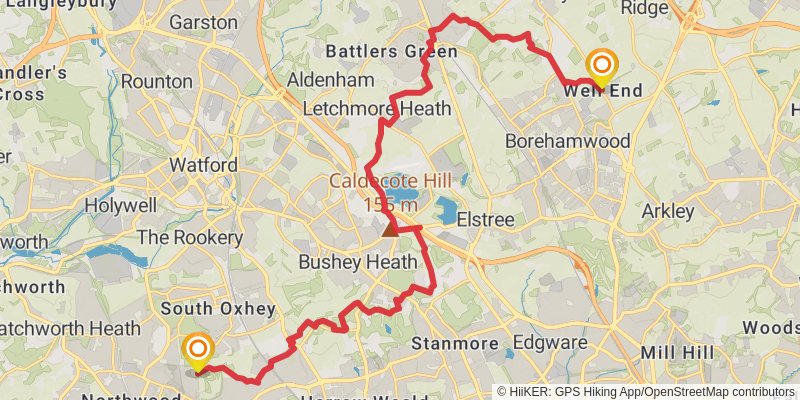 Gerald Colton Way stage 3 Map