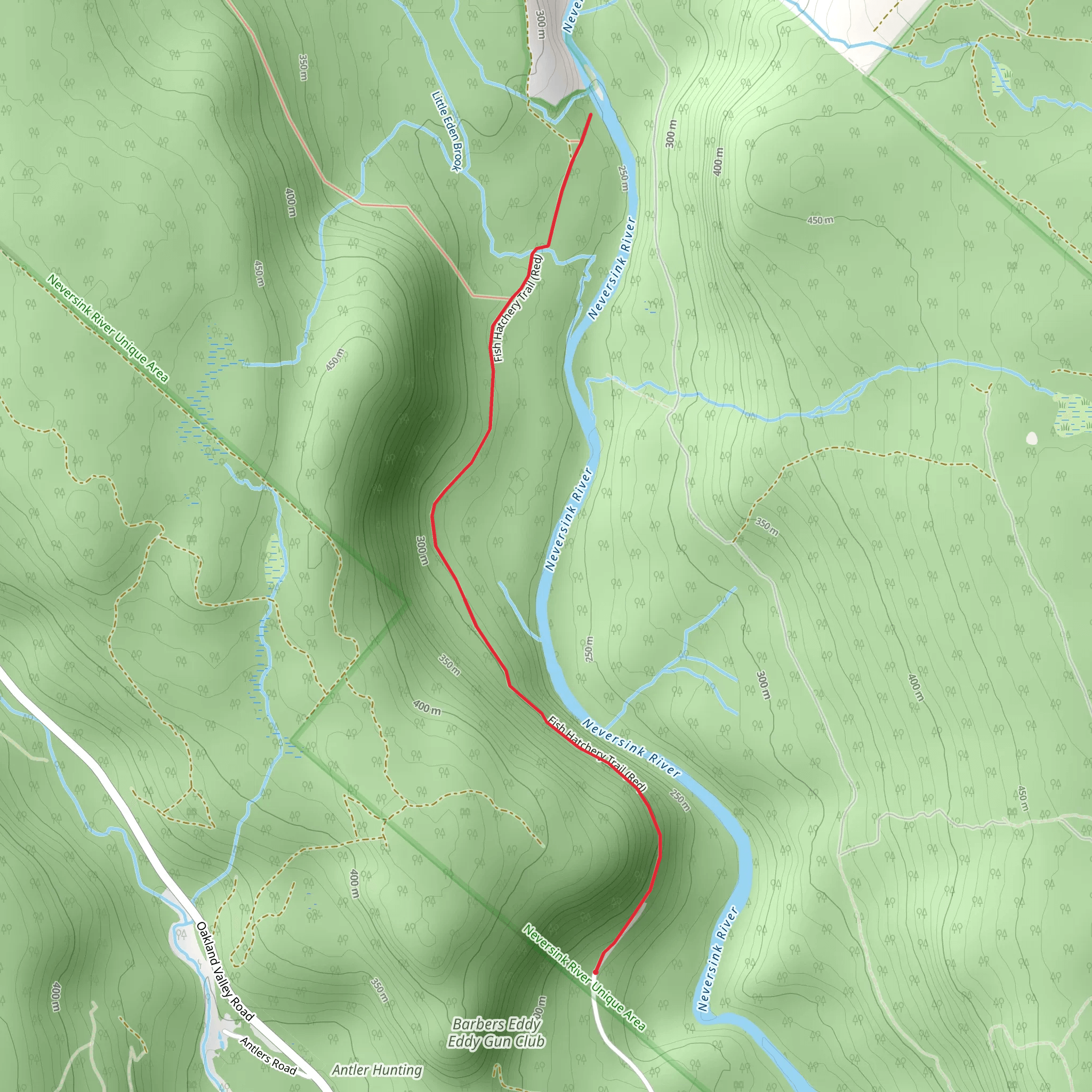 Edge Access - Blue Trail mobile static map