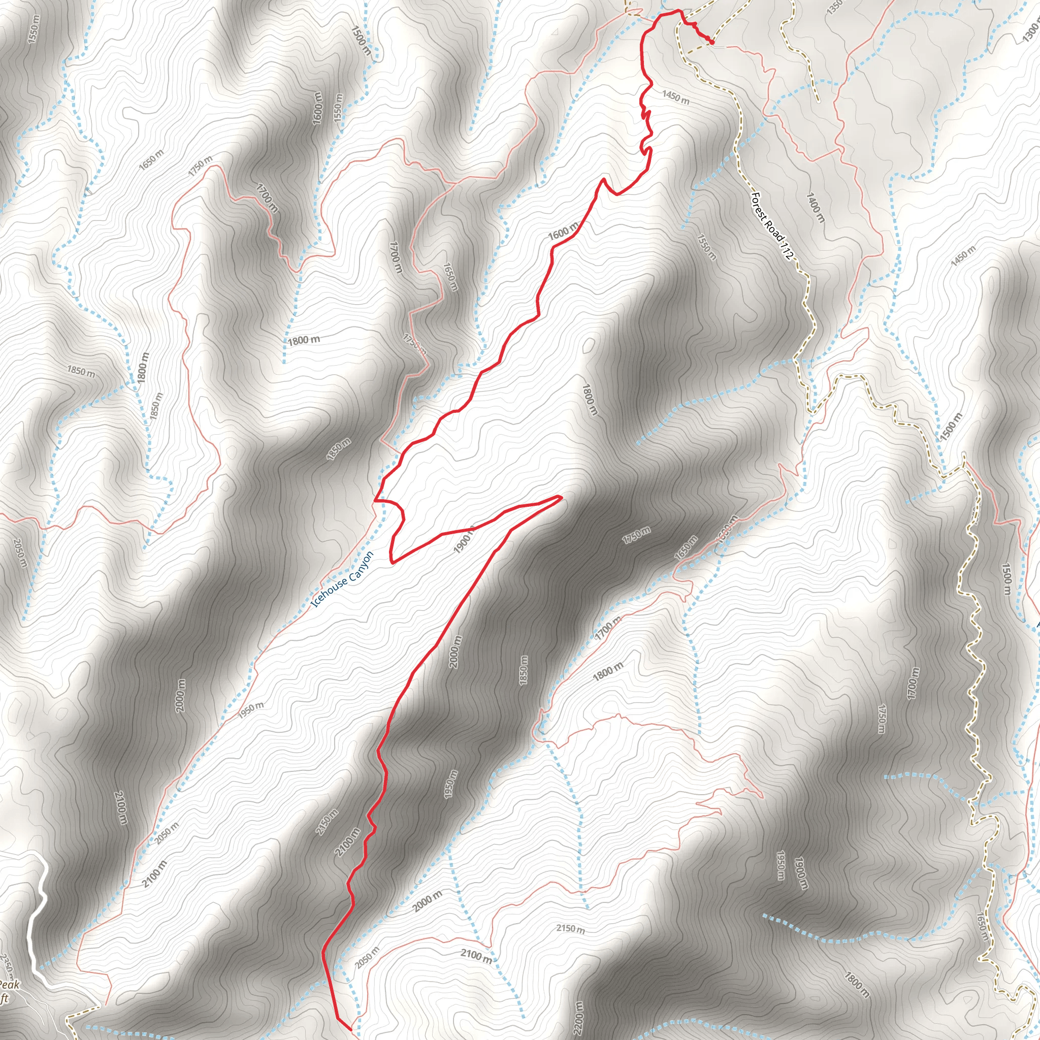 Telephone Trail mobile static map