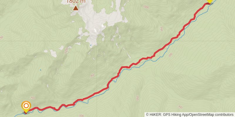 Enchanted Valley - LaCrosse Basin Loop stage 2 Map