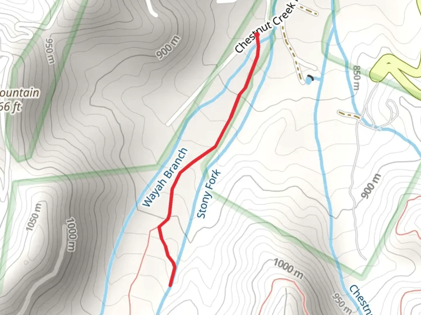 An image depicting the trail Stony Fork Walk and its surrounding area.