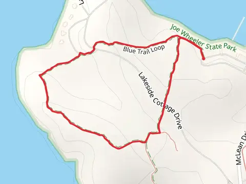Lodge Access and Blue Loop Trail