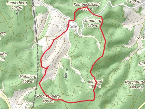 Kombachkopf and Rehkopf via Ludwigseckweg