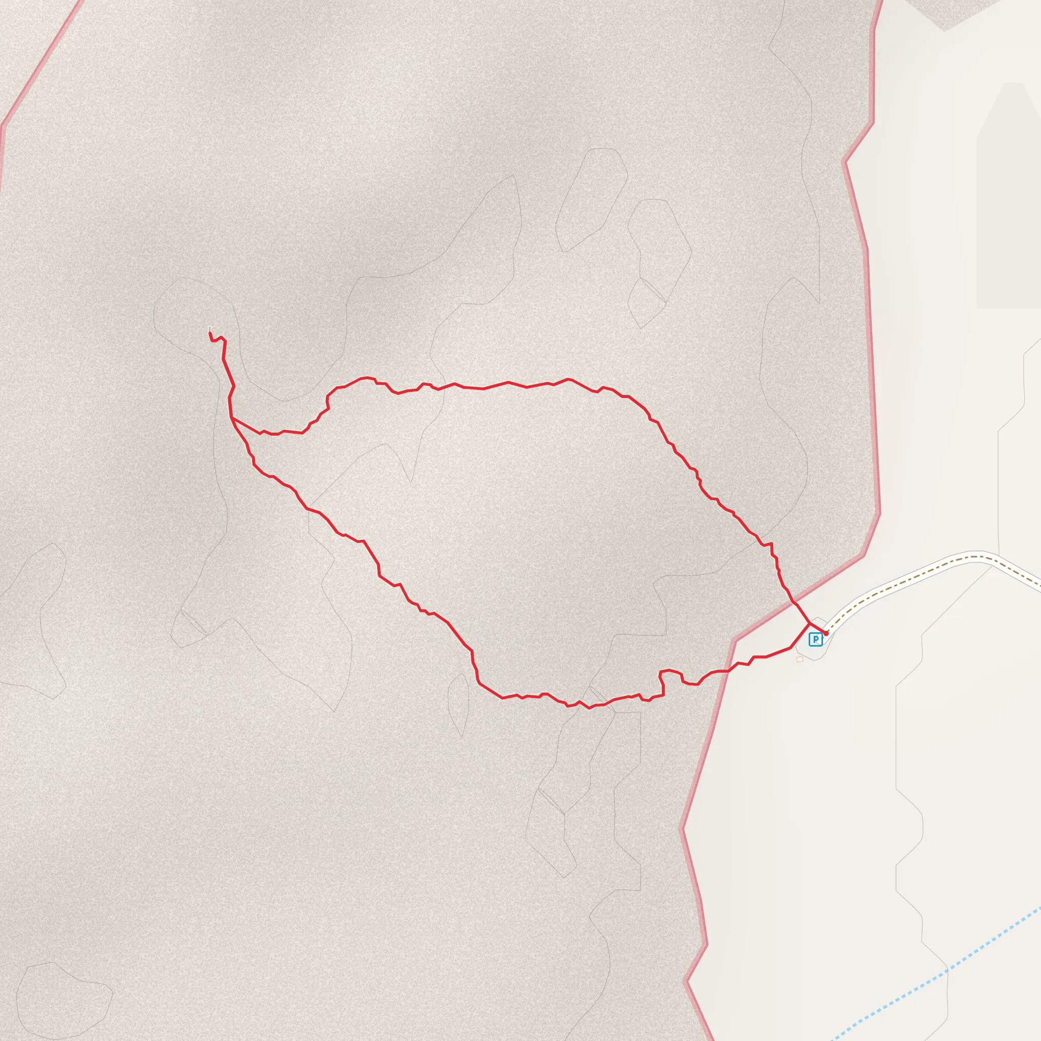 Lava Falls Loop Trail mobile static map