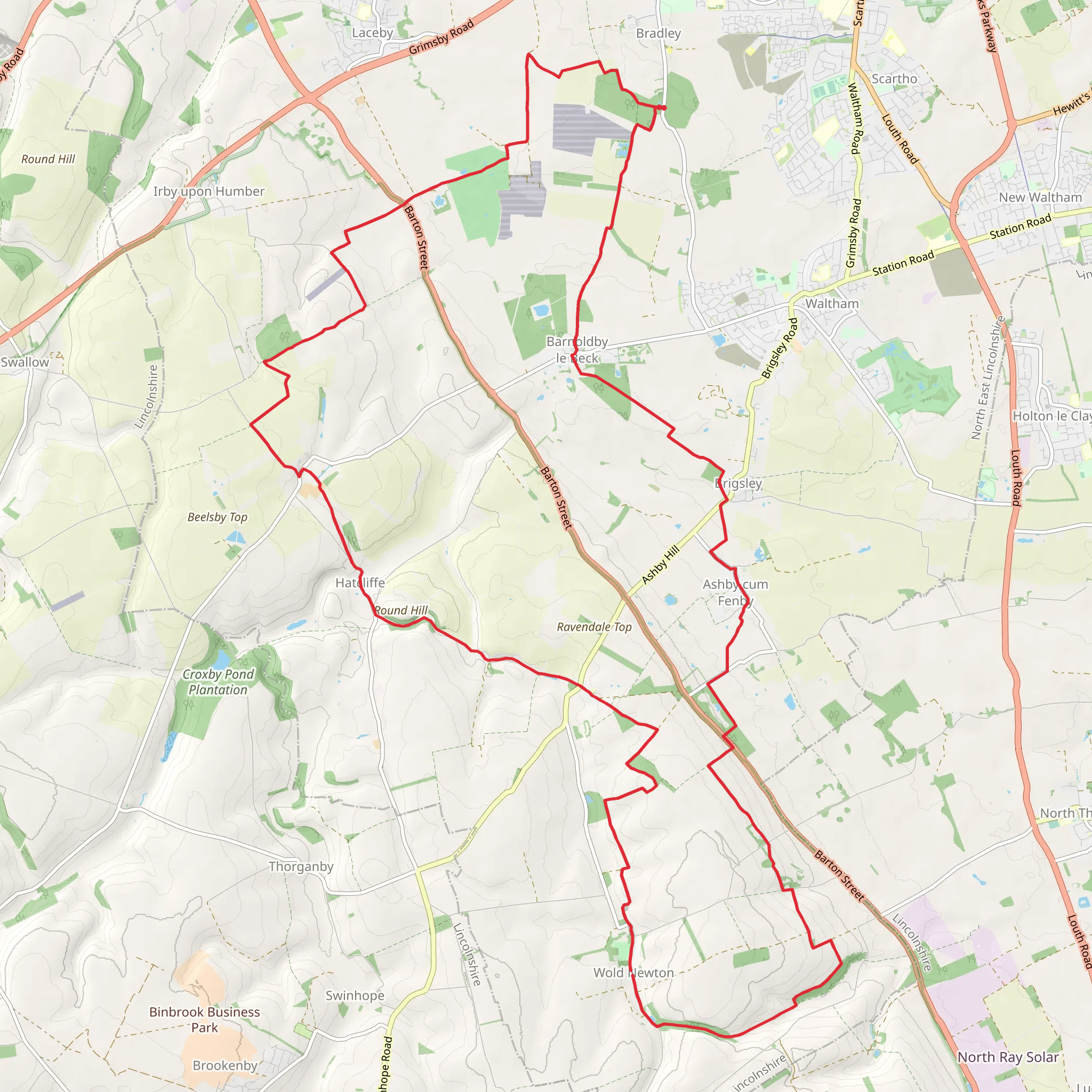 Wanderlust Way mobile static map